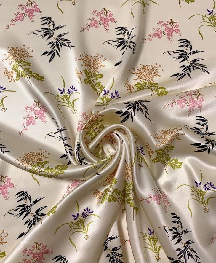 Floral Korean Silk — silk